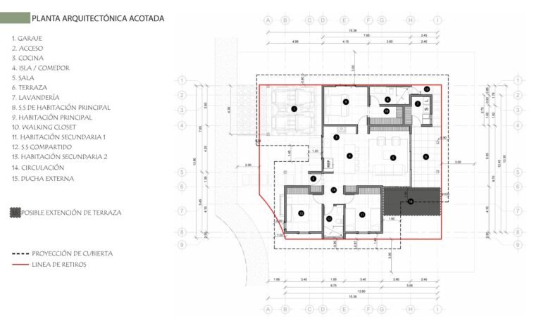 Lote en venta en Condominio La Tajona de 417 m² con anteproyecto de casa